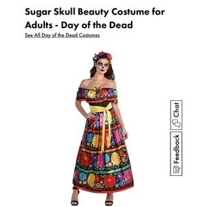 Sugar skull Beauty costume